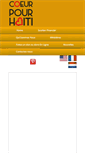 Mobile Screenshot of coeurpourhaiti.org