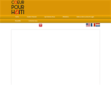 Tablet Screenshot of coeurpourhaiti.org